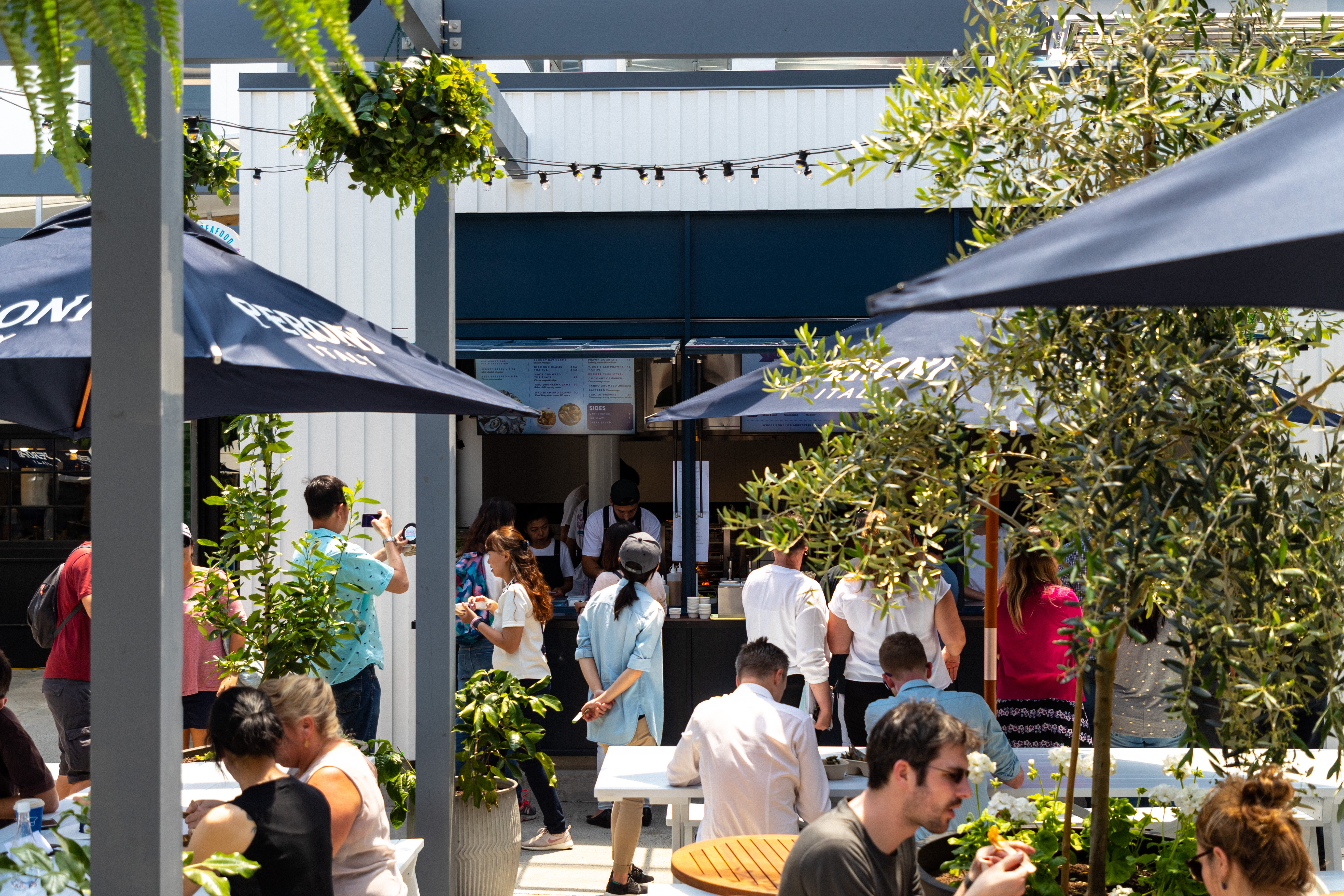 Auckland Fish Market Courtyard