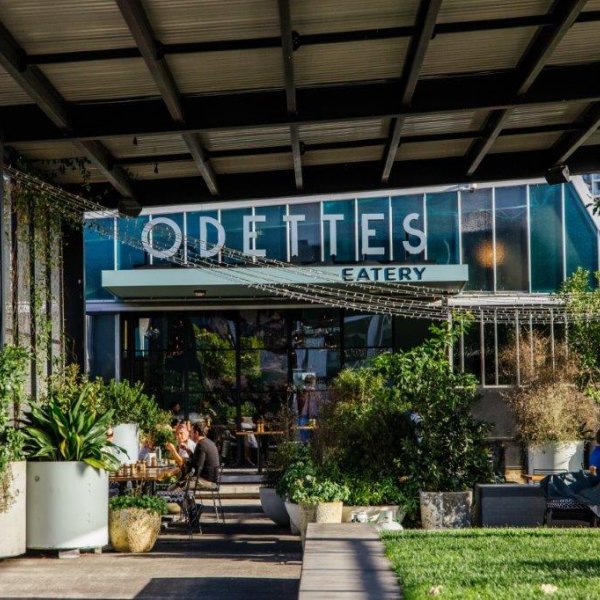 Odettes restaurant in City Works Depot, Auckland's city centre. Image: Sacha Stejko.