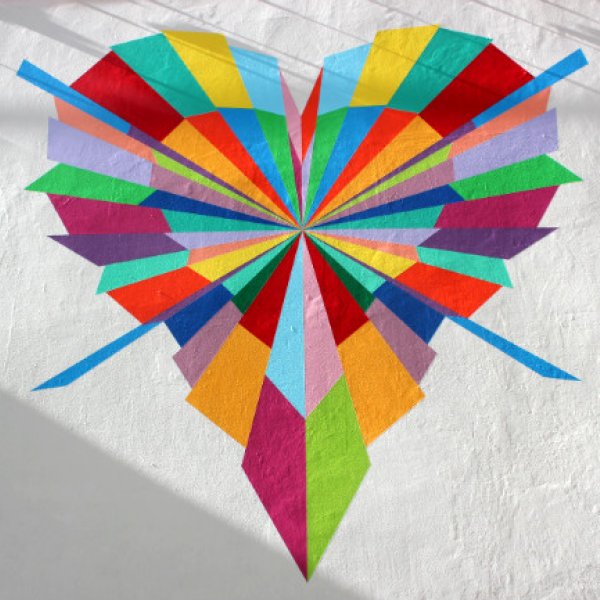 Sun burst, Sara Hughes for Hearts of the City in Fort Lane, Auckland's city centre. Image: Heart of the City