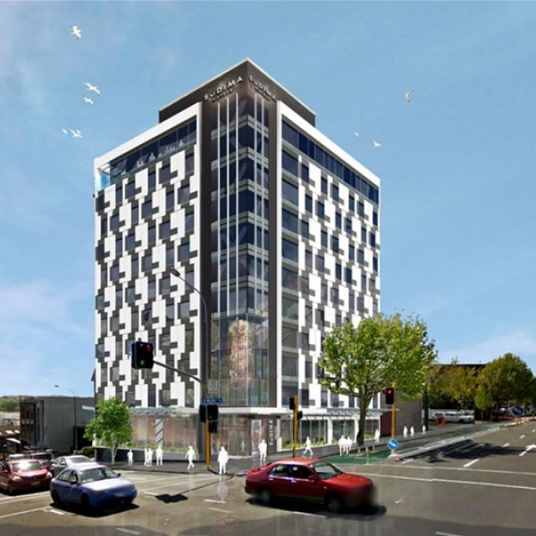 Artist's impression of Sudima Hotel Auckland CBD. Image: Sudima Hotels