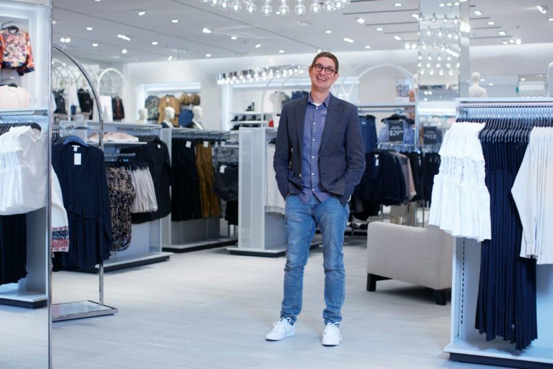 Daniel Lattemann, H&M NZ Country Sales Manager. Image: H&M