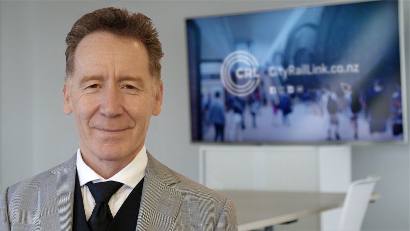 Sean Sweeney, City Rail Link CEO. Image: cityraillink.co.nz
