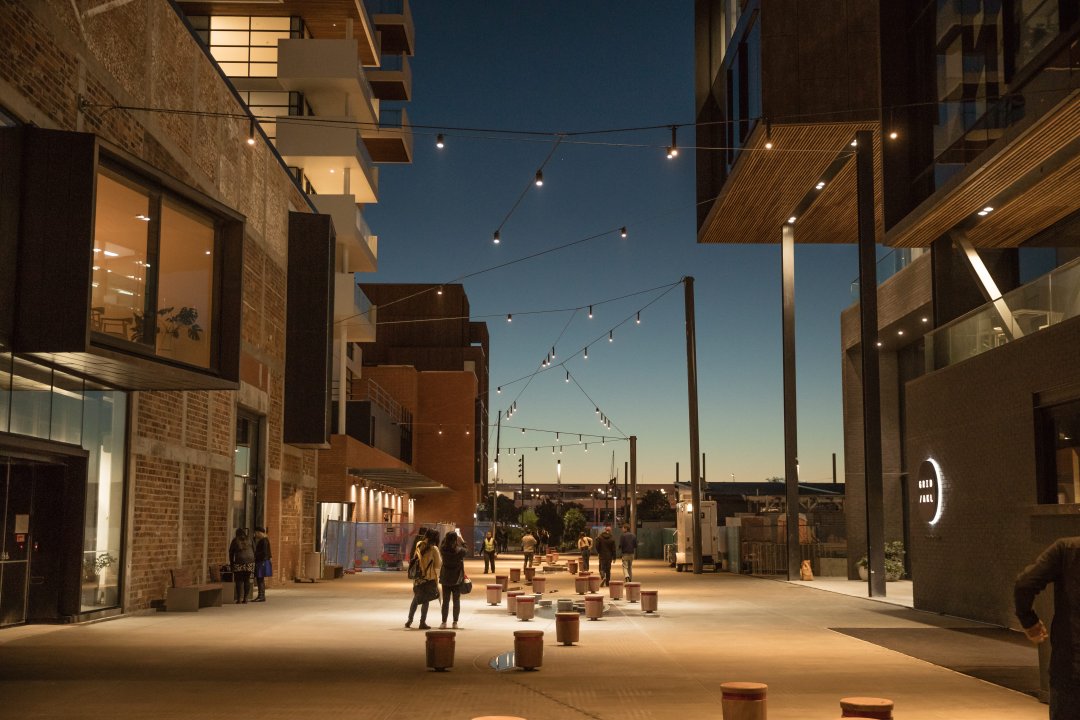 Tiramarama Way at night. Image: Panuku